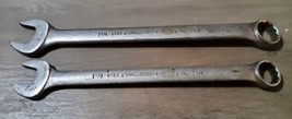1960 Vintage Challenger Proto Combination Wrench 12 Pt USA 1 1/4 6140 1 1/8 6136 - £62.70 GBP