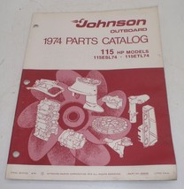 1974 Johnson Outboard Parts Catalog 115 HP - $16.98