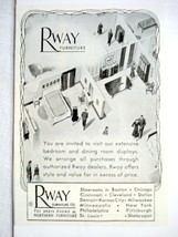 1949 Ad Rway Furniture Co. - £6.29 GBP
