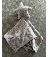 Aden + Anais Snuggle Knit Lovey Grey Heather Star Security Blanket Soft ... - £37.24 GBP