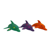 Multipet Pet Envy Waylon the Dolphin Latex Dog Toys Assorted 1ea/8.5 in - £8.66 GBP