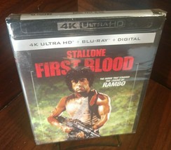 First Blood (4K UHD+Blu-ray-No Digital) Discs Unused-Free Shipping w/Tracking - £12.44 GBP
