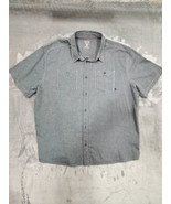 Mountain Hard Wear T- Shirt Mens 2XL  Short Sleeve Button Down -GRAY - $33.43 CAD