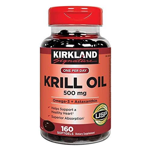 Kirkland Signature Expect Molre Krill Oil 500 mg, 160 Softgels - $27.44