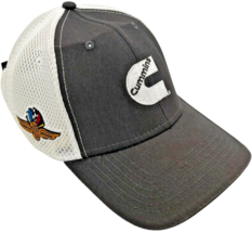 Cummins Indianapolis Motor Speedway Grey White Mesh Snapback Trucker Hat - $236.29 MXN