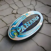 Art Deco Guilloche Enamel Brooch 925 Sterling Silver Vintage Hand made Pin - $270.75