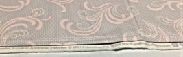 3 yds. Andover Quilt Fabric Downton Abby Patt 7870 Pink &amp; Sliver on light Gray - £14.98 GBP