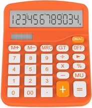 Helect Calculator, Standard Function Desktop Calculator (Orange) - $35.99