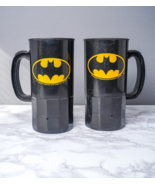 Batman Travel Mugs Cups Pair of 2 - £11.10 GBP