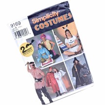 Simplicity Costumes 9169 Sewing Pattern Adult S M L Halloween Pirate Witch Uncut - £11.65 GBP