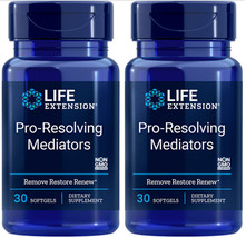 PRO RESOLVING MEDIATORS RENEW HEALTHY TISSUES 2 BOTTLES 60 Sgels LIFE EX... - $42.99