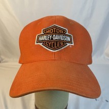 Genuine Motor Clothes Harley Davidson Motorcycle Hat Cap Mens 2XL Orange - £7.48 GBP