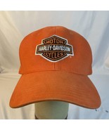 Genuine Motor Clothes Harley Davidson Motorcycle Hat Cap Mens 2XL Orange - £7.53 GBP