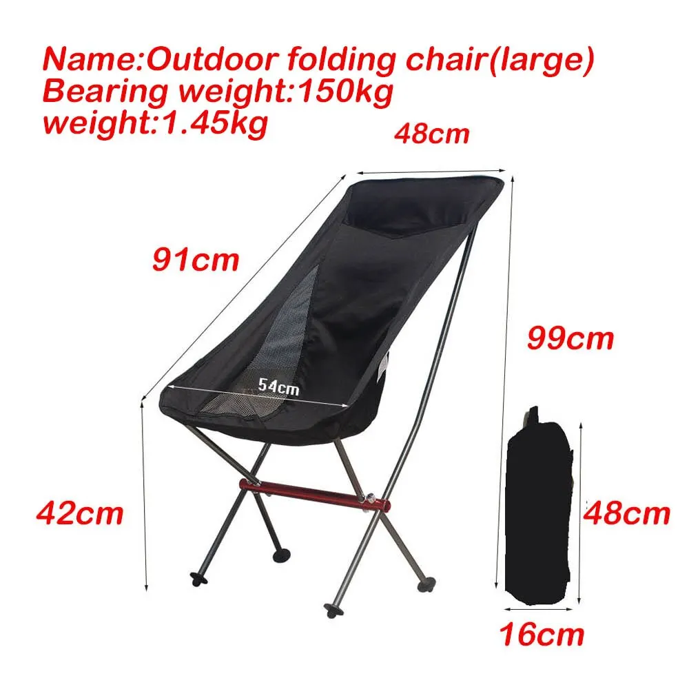 Camping Fishing Folding Chair Longue Chair for Relaxing Tourist Beach Chaise Fol - £172.56 GBP