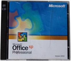 Microsoft Office Xp Professional 2002 w/ Key 2-Disc Ms Excel Word Outlook Pp Etc - £17.79 GBP