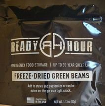 Freeze-Dried Green Beans 8 Serving Single Pouch 30 Year Shelf Life Emerg... - $14.89 CAD