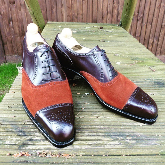 New Handmade men two tone shoes, leather shoes for men, men formal dress shoes,