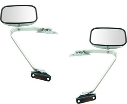 Chrome Manual Mirrors For Ford Ranger 1983-1992 Bronco II 1984-1990 Pair - $102.81