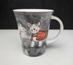 Queens Comparing Coats Alex Clark Coffee Mug Westie Dog Fine Bone China England - £13.13 GBP