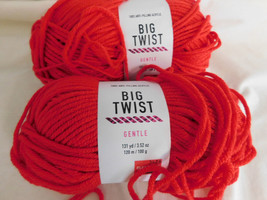 Big Twist Gentle lot of 2 Red Dye Lot CNE661CE033 - £9.50 GBP