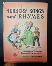 Nursery Songs And Rhymes By Catherine Allison Christie Hardcover 1944 1st Ed - £69.69 GBP