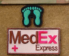 MedEx Express PJ Green Feet Para Rescue Pedros Green Giant Morale Patch ... - $10.95
