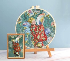 Claude Monet cross stitch La Japonaise pattern pdf - Japanese Woman cros... - £4.15 GBP