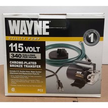 Wayne Utility Pump PC2 Chrome Plated Bronze Transfer 115V 340 Gallons/Ho... - $123.74