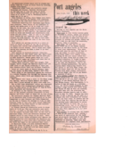 1962 Port Angeles This Week Lorraine Ross Baseball Cricket Elks Naval Bo... - £8.96 GBP