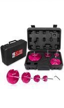 Complete Plastic Reamer Set PVC Pipe Fitting Reamer Kit Standard 1/2&quot; Dr... - $49.49