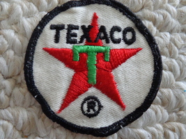 Texaco Round Cloth 1950s Patch (#1809)  - £31.85 GBP