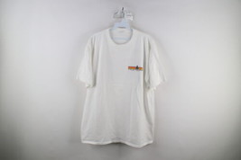 Vintage 90s Mens XL Spell Out 1999 Iron Man Triathlon Short Sleeve T-Shirt White - £39.52 GBP