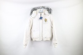 NOS Vintage Y2K Lot 29 Womens M Cropped Fit Tweety Bird Hooded Puffer Jacket - £129.27 GBP