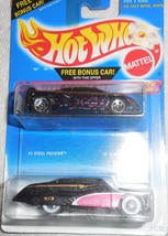 Hot Wheels 1995 Steel Stamp Series #1 Steel Passion &amp; 2 Zender Fact Mint On Card - £4.00 GBP