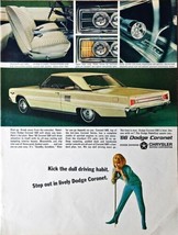 Dodge Coronet Car Advertising Chrysler Motors Corp Vintage Print Ad 1965 - $10.67