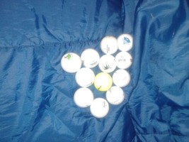 MIXED LOT of 12 LOGO GOLF BALLS Golf Course Sponge Bob All Different - $282.18 MXN