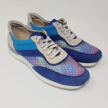Vaneli Sport Womens Sneakers Sz 11-11.5 M Fashion Suede Lace-up Shoes Aqua - $42.87