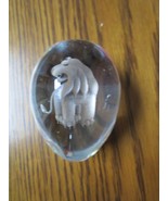 5 GLASS ART STUDIO PAPERWEIGHTS CRYSTAL EGGS AROUND 3&quot; ON BASE - $1,714.77 MXN