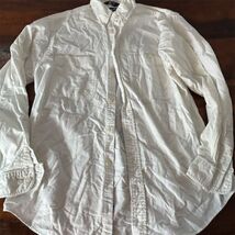 Nautica Men's White Long Sleeve Button-Up Shirt Size M Casual - $29.70