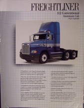 1990 Freightliner FLD112  Daycab Specifications Sheet Brochure - $10.00