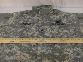 US Army Sergeant First Class Army Combat Uniform Digital Large Long Jacket - £63.47 GBP