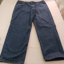 L.L. Bean Double L Jeans Women’s Relaxed Fit Blue Denim Fleece Lined Size 44×34 image 10