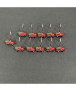 Red Truck &amp; Christmas Tree Shower Curtain Hooks  11 Pieces - $263.25 MXN