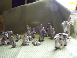 Nativity Set of 16 Pieces-Ceramic Vintage - £82.59 GBP