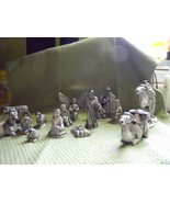 Nativity Set of 16 Pieces-Ceramic Vintage - $144.00 CAD