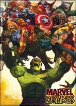 Marvel Comics The Hulk Holding Up All the Marvel Zombies Refrigerator Magnet NEW - £3.18 GBP