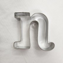 Cookie Cutter Initial Letter N Wilton Brand Monogram Metal - $7.92