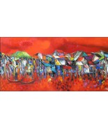 Lullaby of the River, a 24&quot; x 47&quot; commission original oil painting by P... - $478.83 CAD