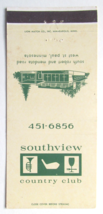 Southview Country Club - West St. Paul, Minnesota 30 Strike Matchbook Cover MN - £1.39 GBP