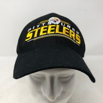 VTG Twins Enterprises Lids Pittsburg Steelers Snapback Hat Black Yellow NFL - £38.78 GBP